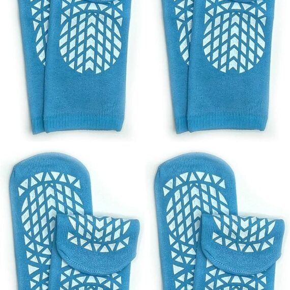 Non Slip Comfort Safety Sock SM Blue