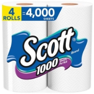 Scott 1000 Sheets per Roll Toilet Paper