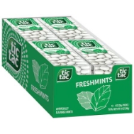 Tic Tac Fresh Breath Mints, Freshmint, Bulk Hard Candy Mints, Perfect Valentine's Day Gift, 1 oz Singles