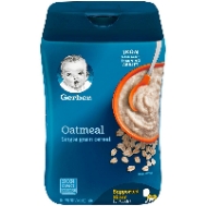 Gerber Baby Cereal 1st Foods, Supported Sitter, Grain & Grow, Oatmeal